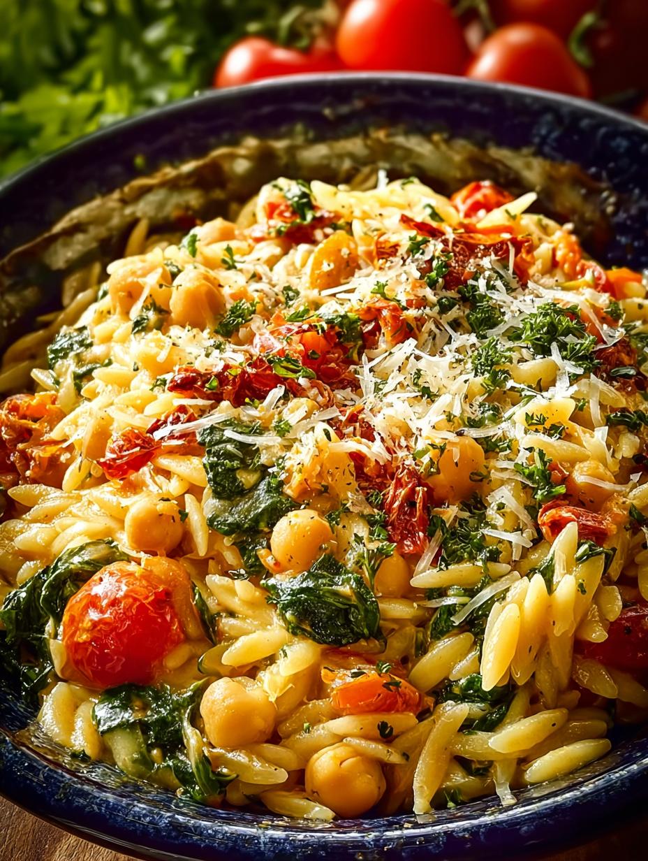 Chickpea Orzo: 7 Hearty Comfort Food Recipes for You - Chickpea Orzo - main visual representation
