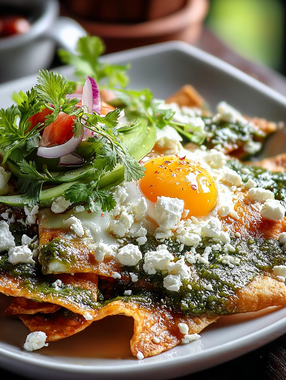 Delicious Chilaquiles Verdes: A Perfect Breakfast Dish - Chilaquiles Verdes - additional detail