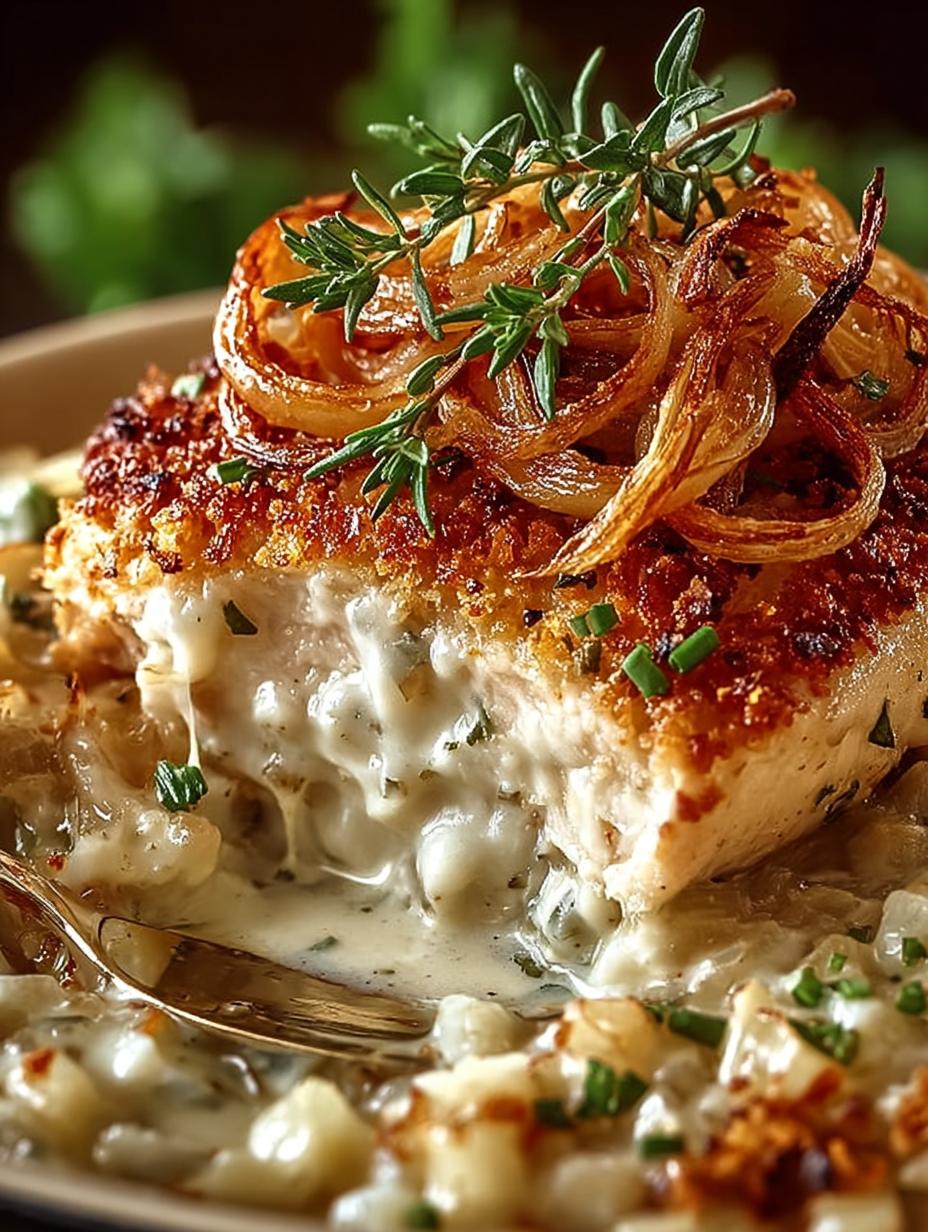 Comforting French Onion Chicken