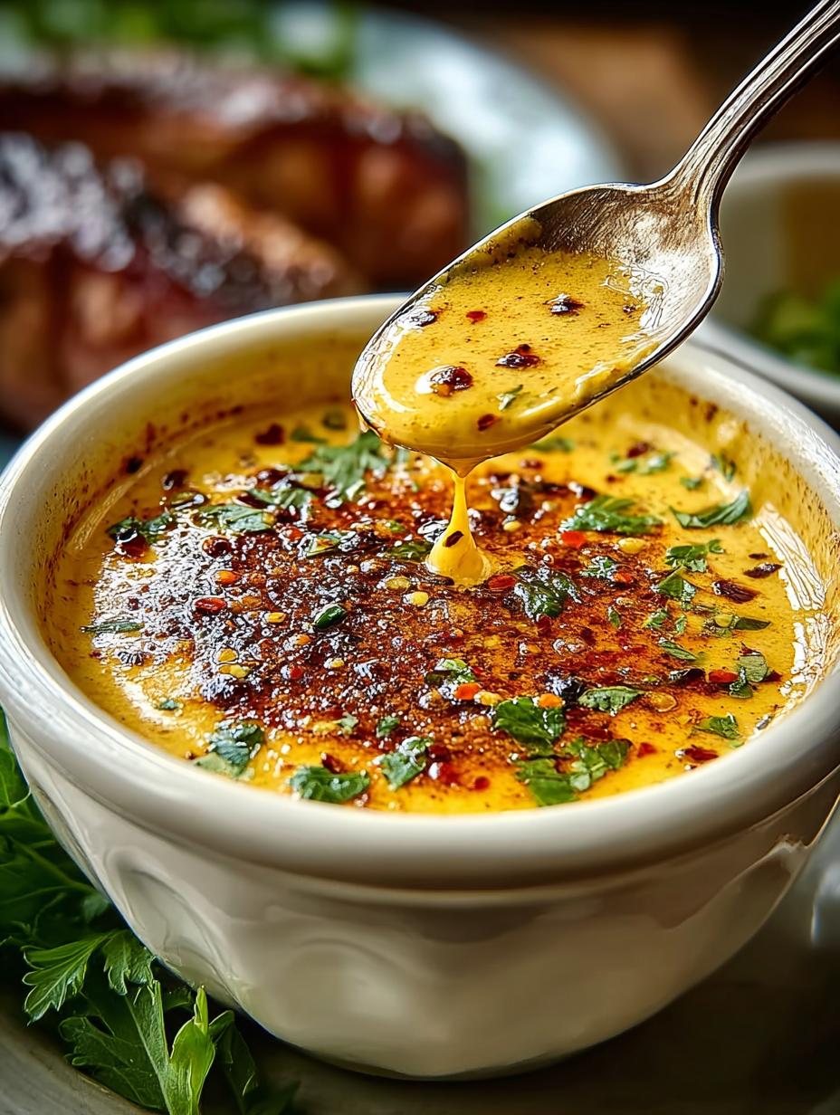 Cowboy Butter Dipping Sauce