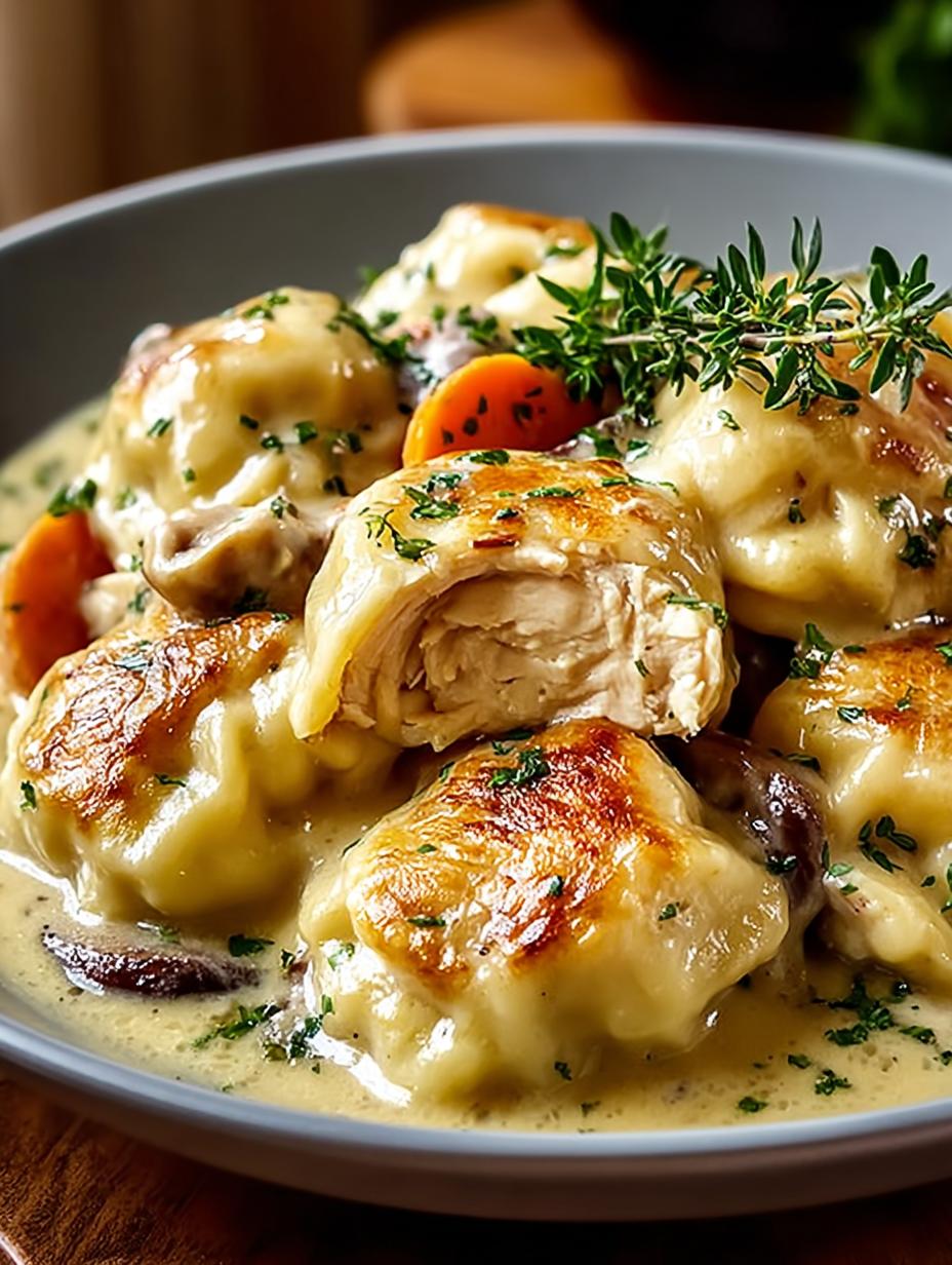 Crockpot Chicken Dumplings