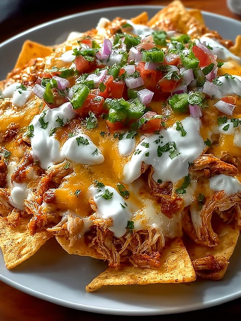 Crockpot Creamy Chicken Nachos That Wow Your Tastebuds - Crockpot Creamy Chicken Nachos - main visual representation