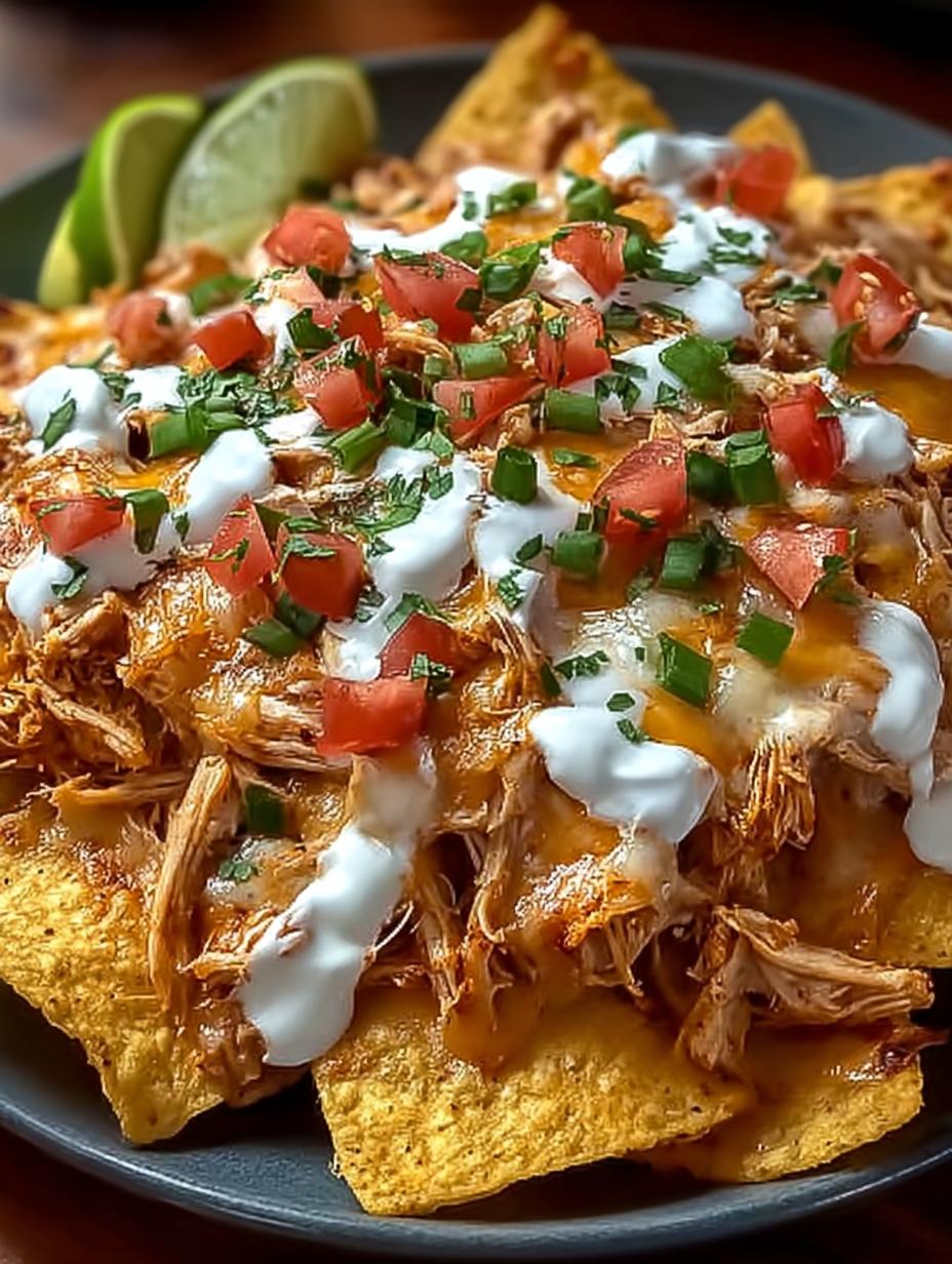 Crockpot Creamy Chicken Nachos That Wow Your Tastebuds - Crockpot Creamy Chicken Nachos - additional detail