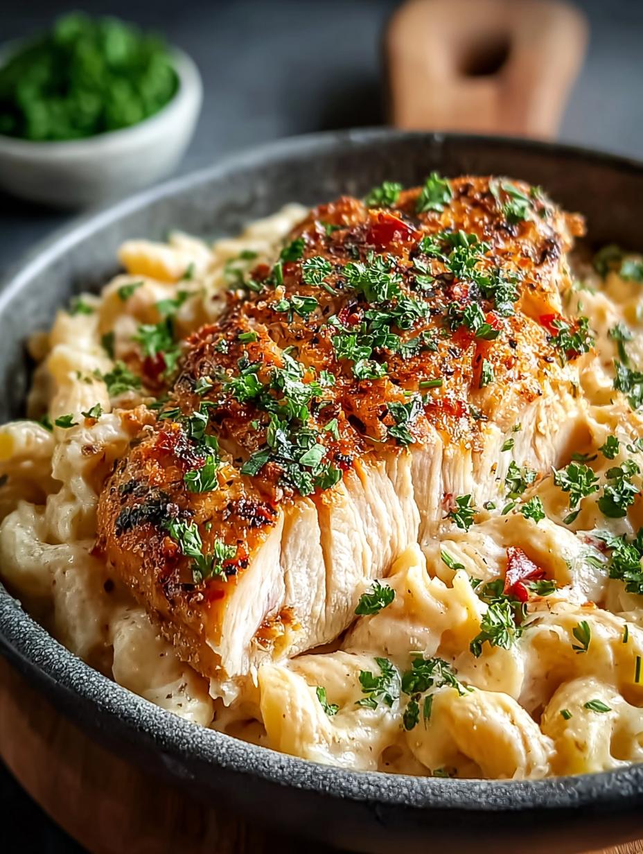 Crockpot Garlic Parmesan Chicken