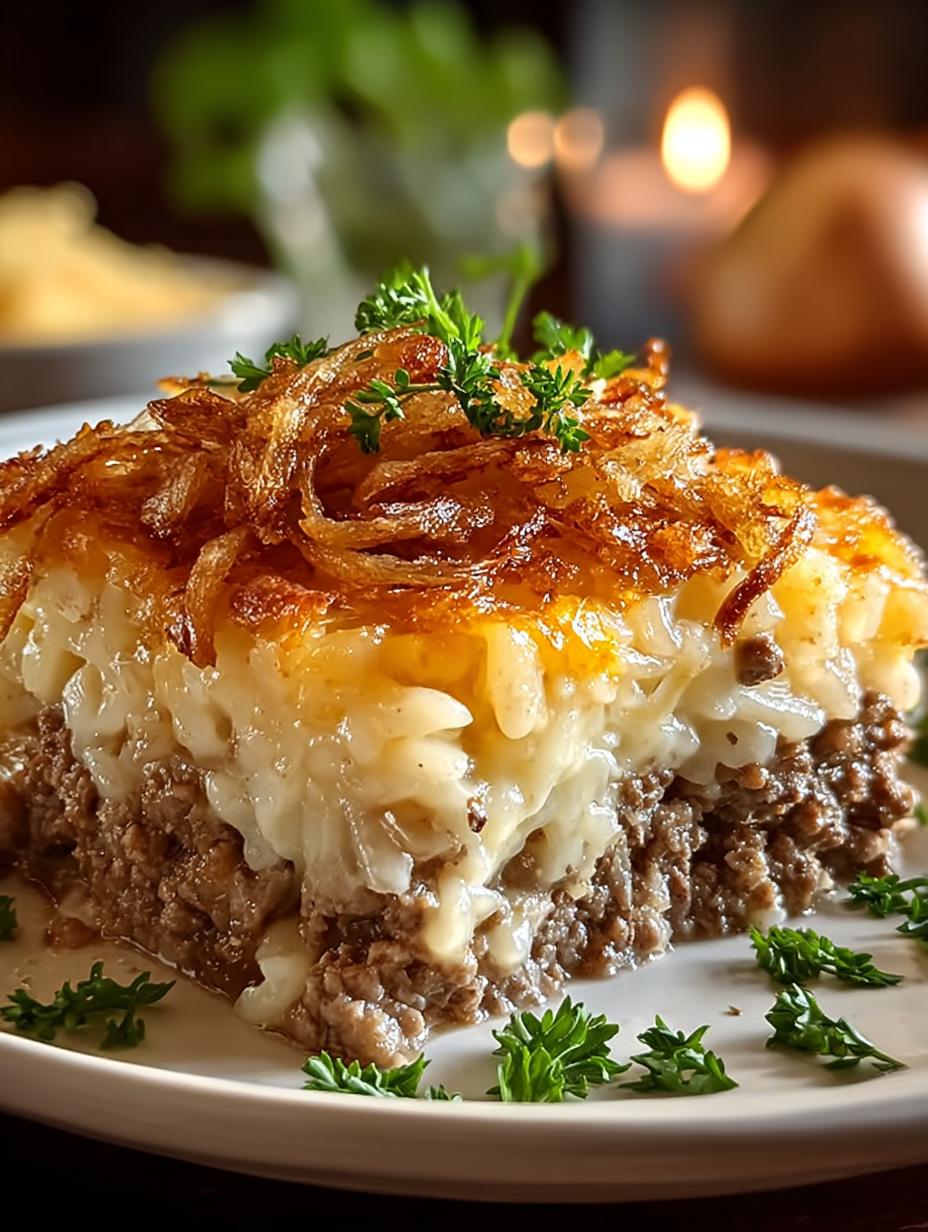 French Onion Ground Beef: 10 Comforting Casserole Recipes 5 French Onion Ground Beef: 10 Comforting Casserole Recipes - French Onion Ground Beef - main visual representation
