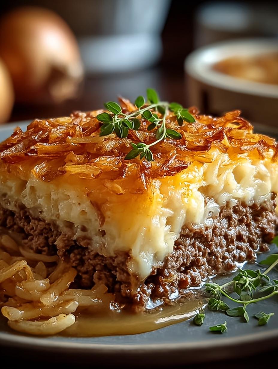 French Onion Ground Beef