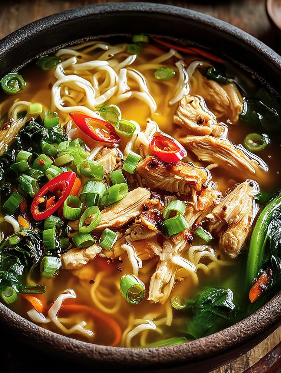 Ginger Garlic Chicken Noodle