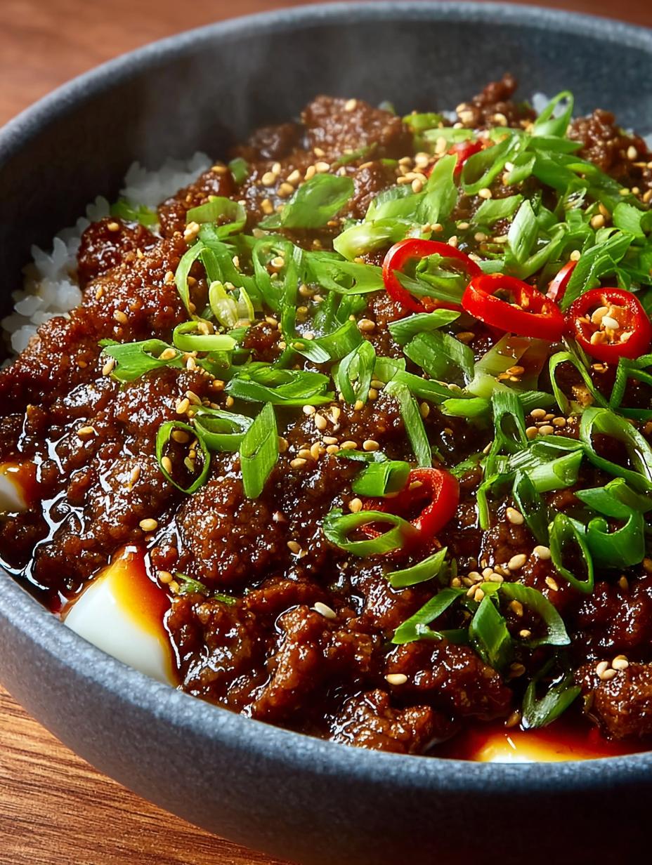 Ground Beef Hot Honey