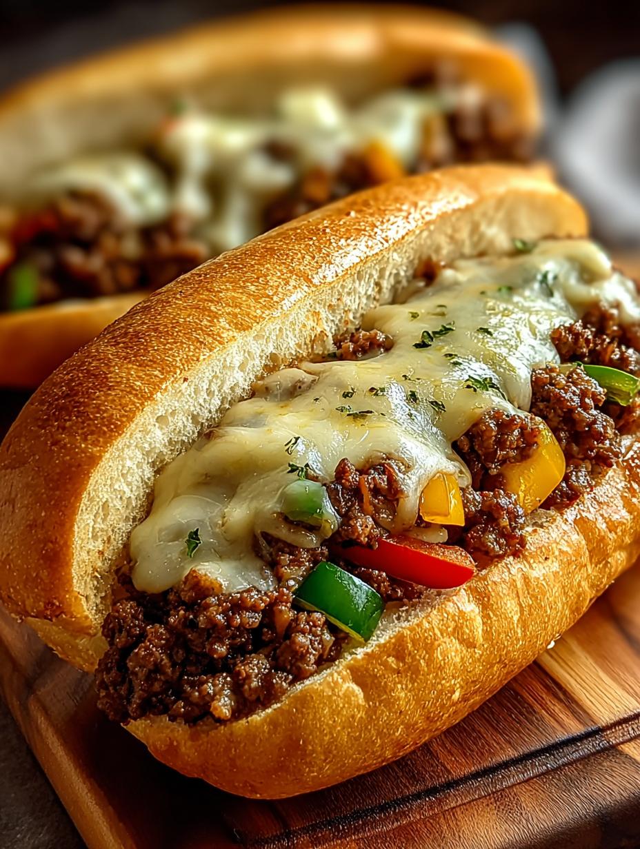 Ground Beef Philly Cheesesteaks: 30-Minute Delight - Ground Beef Philly Cheesesteaks - main visual representation