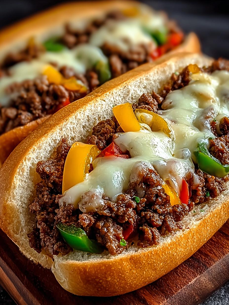 Ground Beef Philly Cheesesteaks: 30-Minute Delight - Ground Beef Philly Cheesesteaks - additional detail