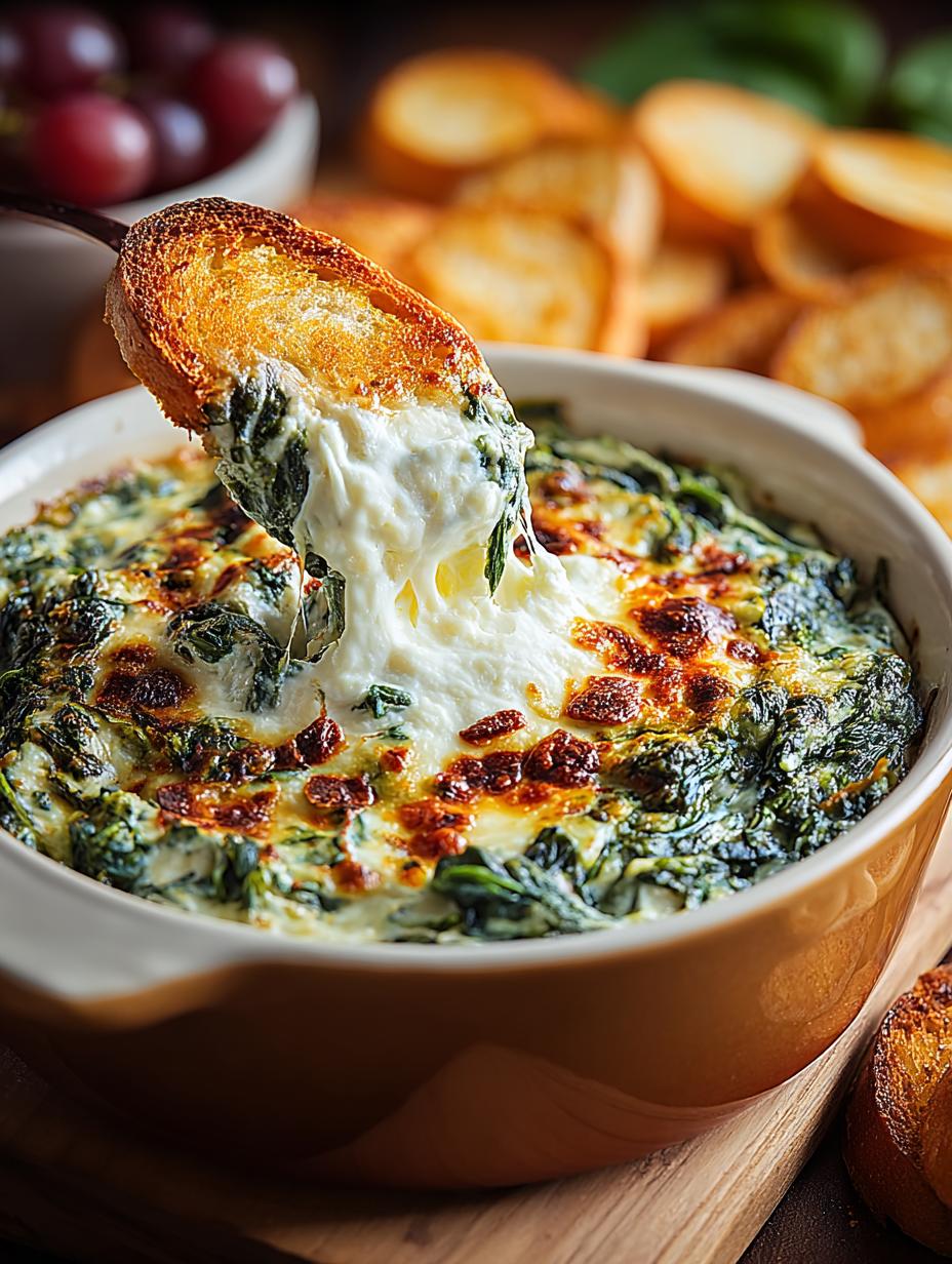 Irresistible Hot Spinach Dip
