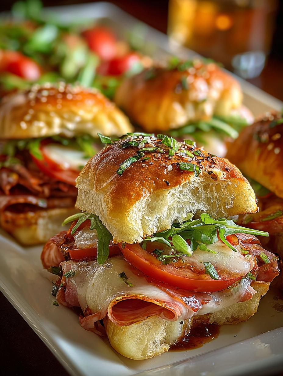 Italian Sub Sliders: 12 Irresistible Mini Sandwiches - Italian Sub Sliders - additional detail