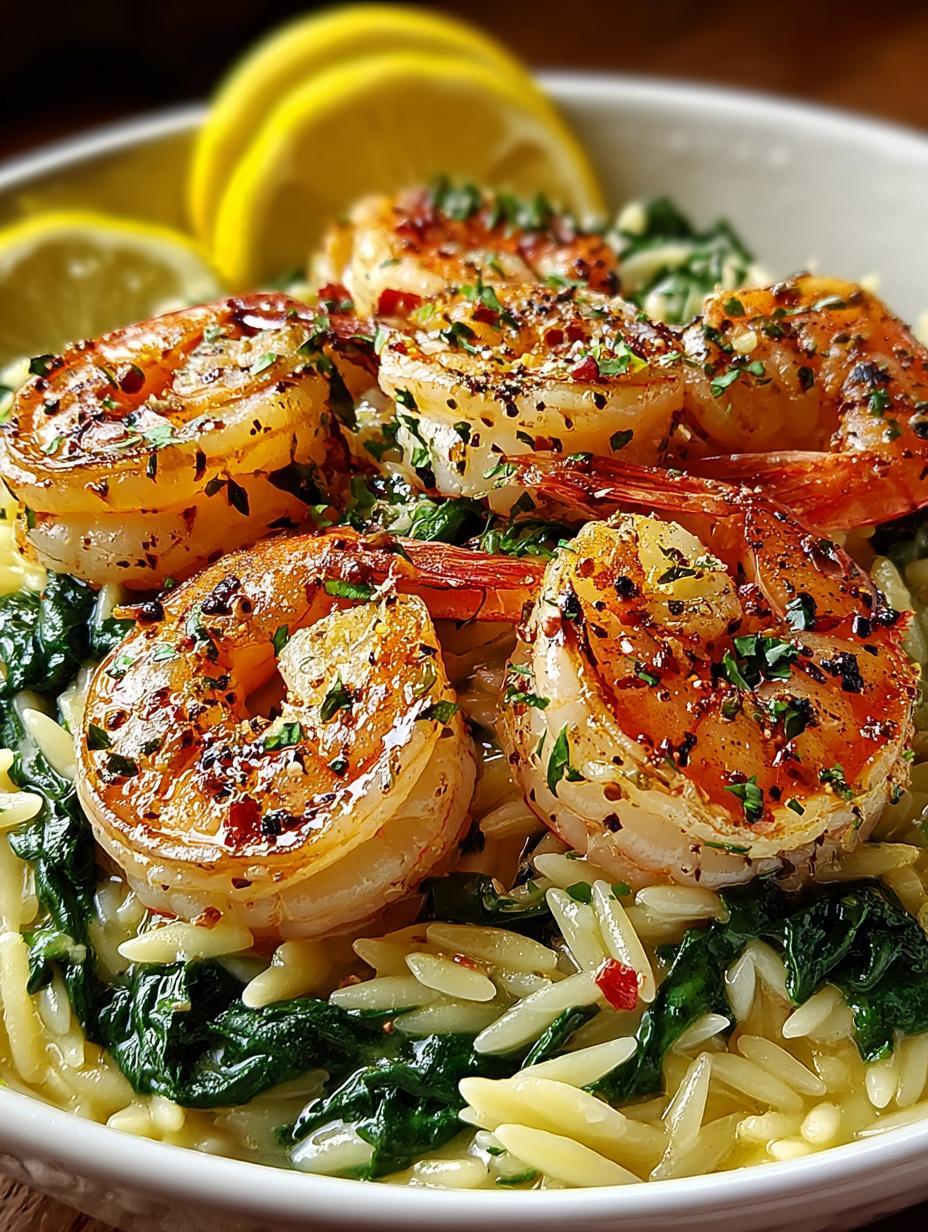 Lemon Garlic Shrimp with