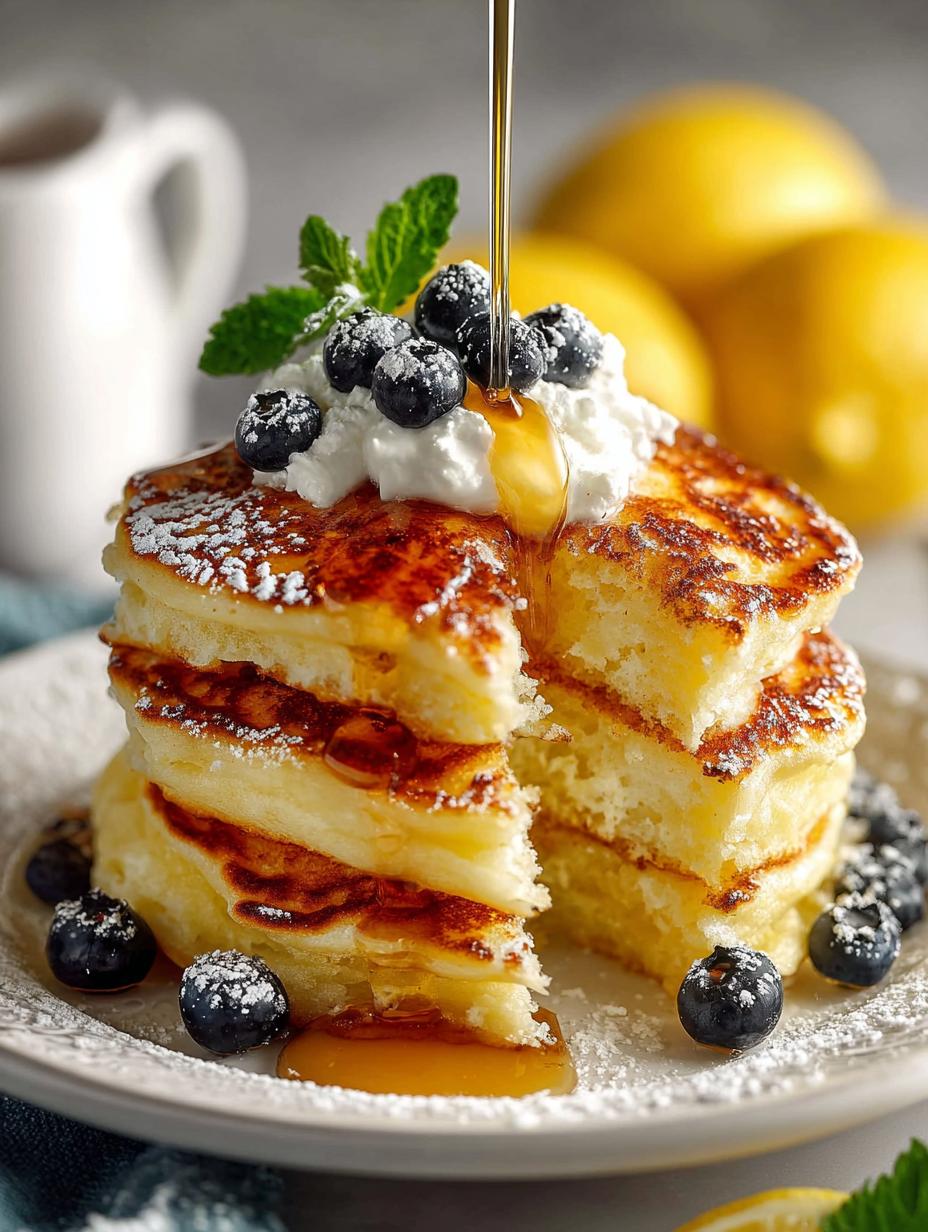 Delicious Lemon Ricotta Pancakes Recipe for Breakfast - Lemon Ricotta Pancakes - additional detail