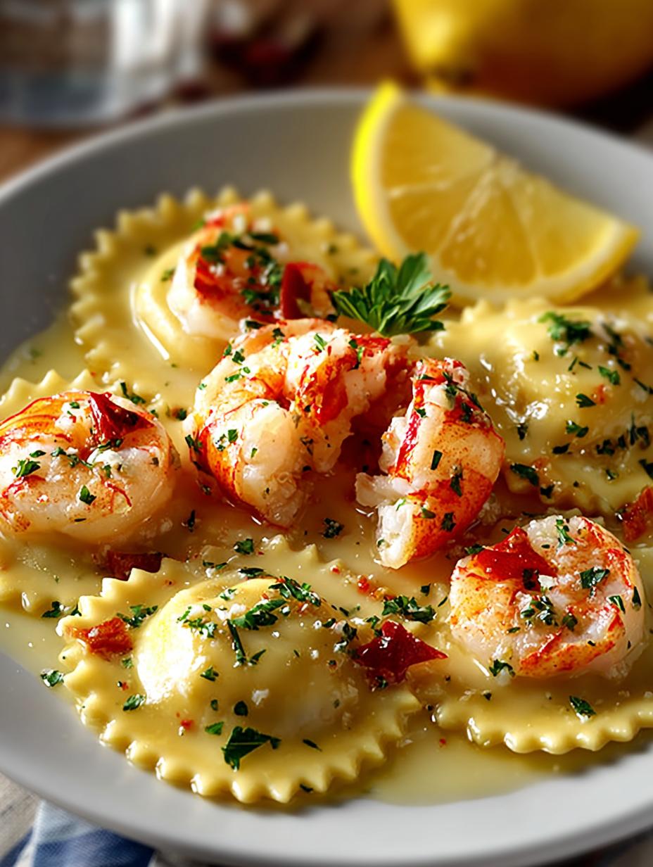 Lobster Ravioli Lemon Butter: 5 Star Recipe - Lobster Ravioli Lemon Butter - main visual representation