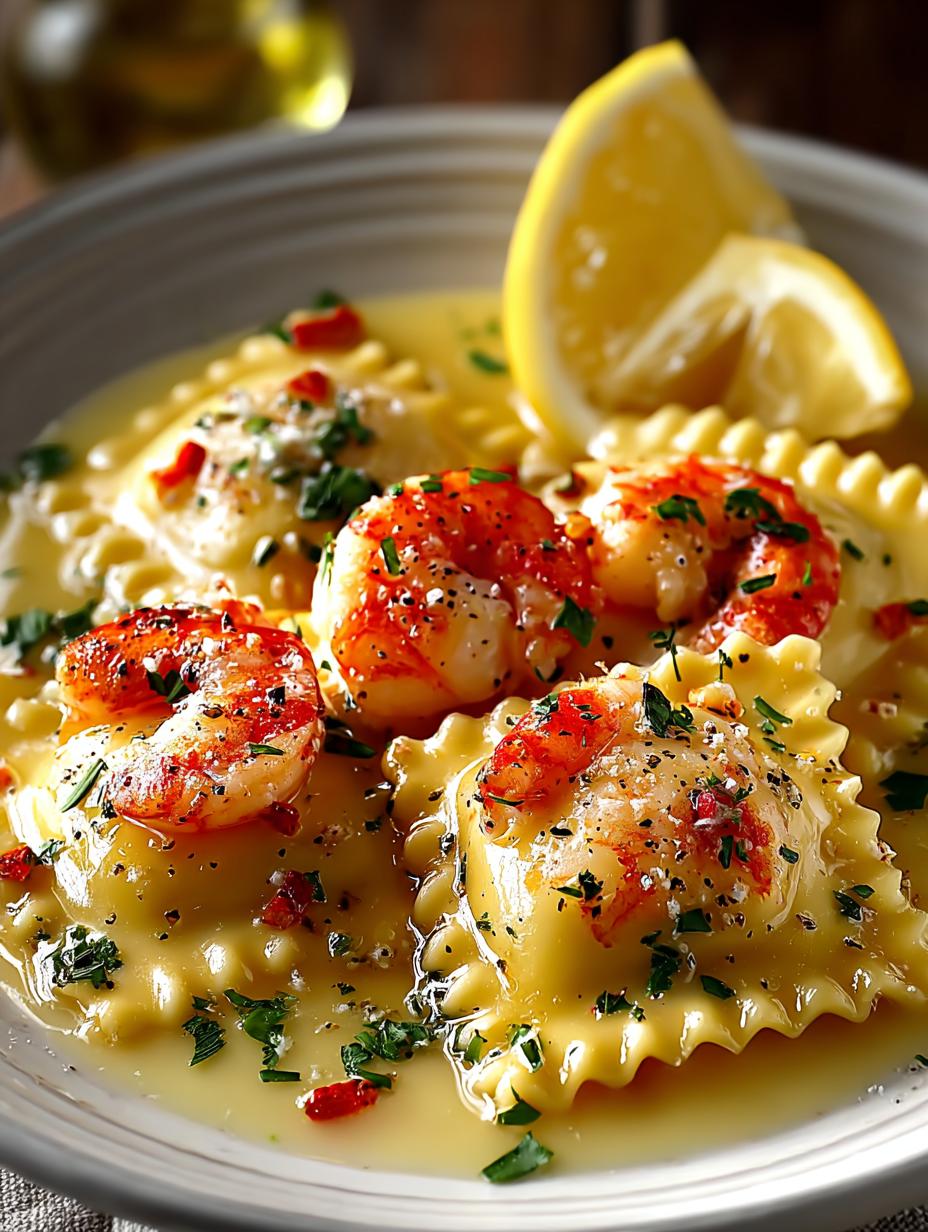 Lobster Ravioli Lemon Butter