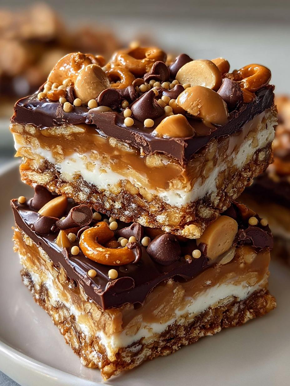 Magic Bars Pretzel Peanut