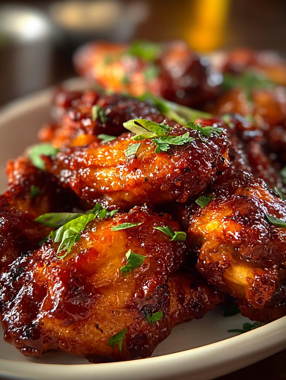 Nashville Hot Wings: 5 Steps to Spicy Perfection 5 Irresistible Nashville Hot Wings fresh from the fryer on a serving platter