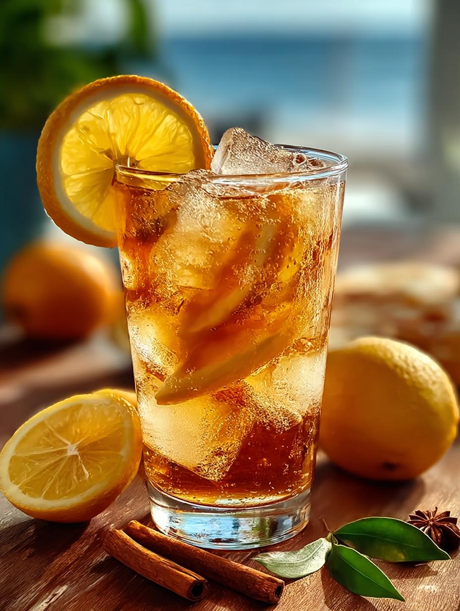 Delightful Orange Cinnamon Iced Tea Recipe for Summer - Orange Cinnamon Iced Tea - main visual representation