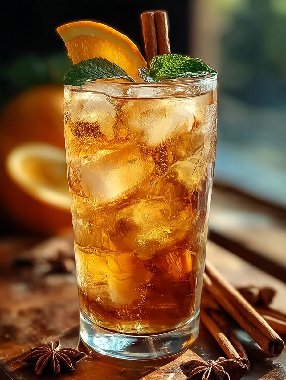 Orange Cinnamon Iced Tea