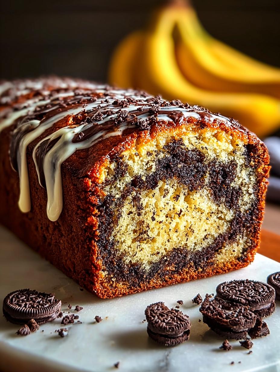 Oreo Banana Bread