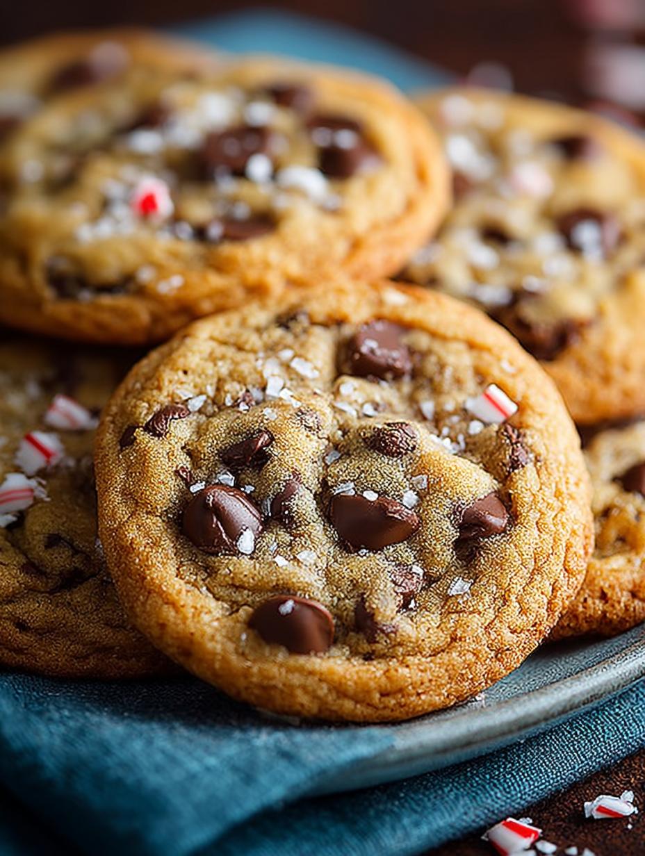 Delicious Peppermint Chocolate Chip Cookies Recipe - Peppermint Chocolate Chip Cookies - main visual representation