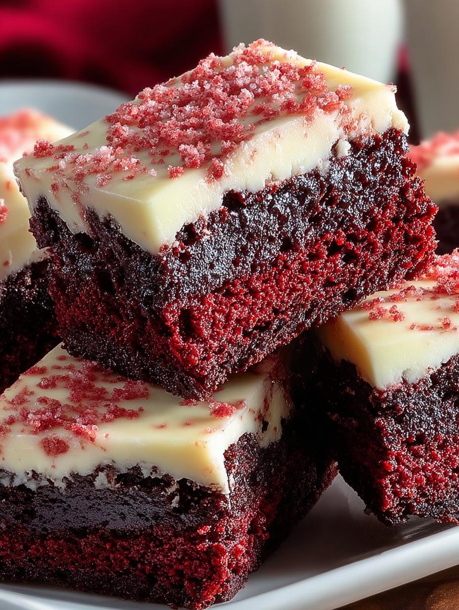 Red Velvet Brownies