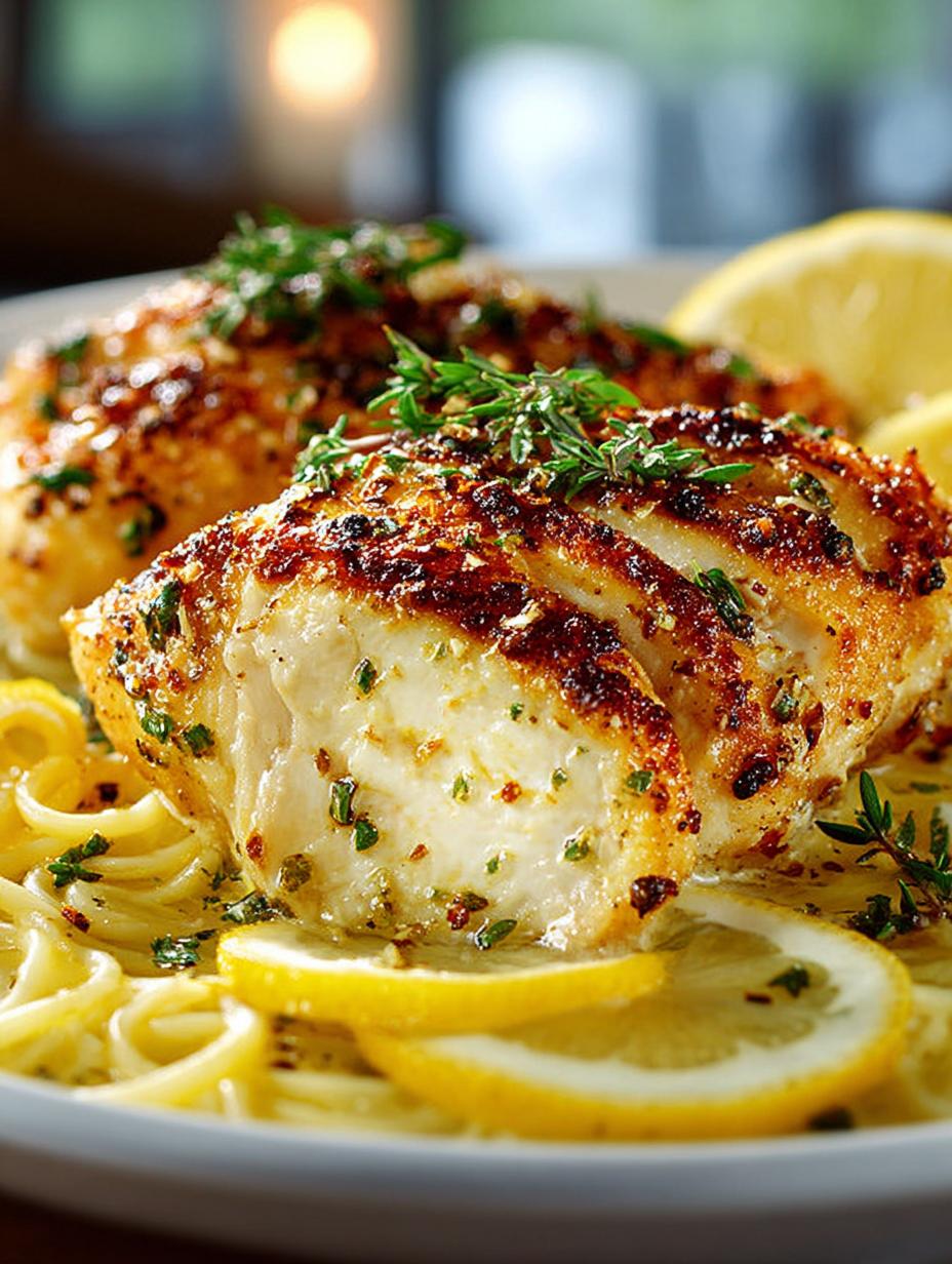 Romano Chicken with Lemon