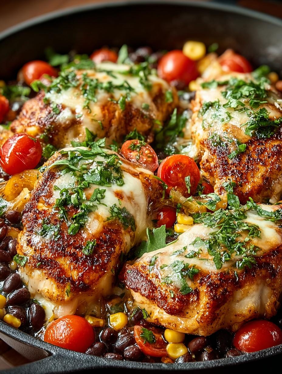 Delicious Santa Chicken Skillet for Quick Dinners - Santa Chicken Skillet - additional detail