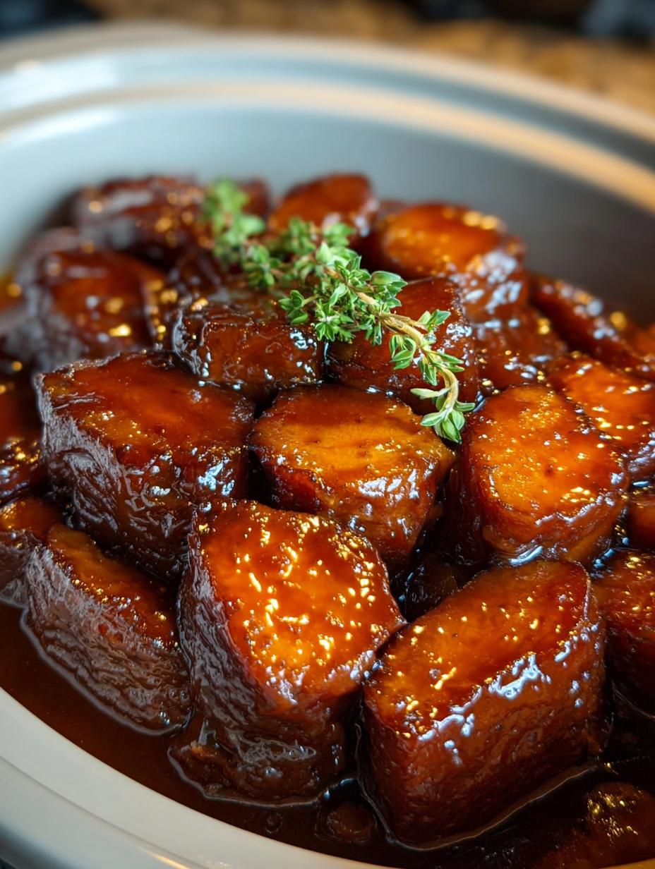 Slow Cooker Amish Glazed