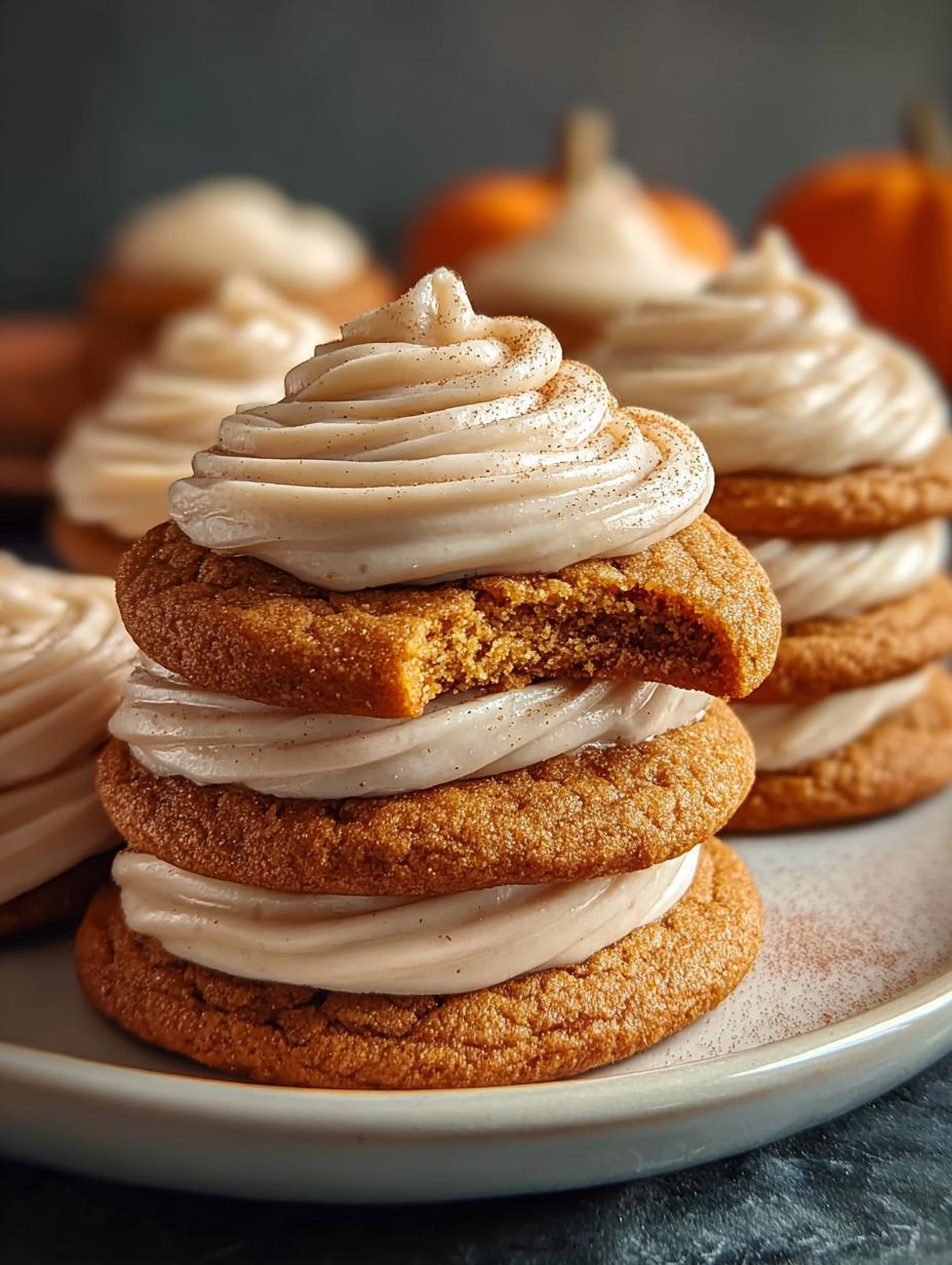 Soft Pumpkin Cookies with