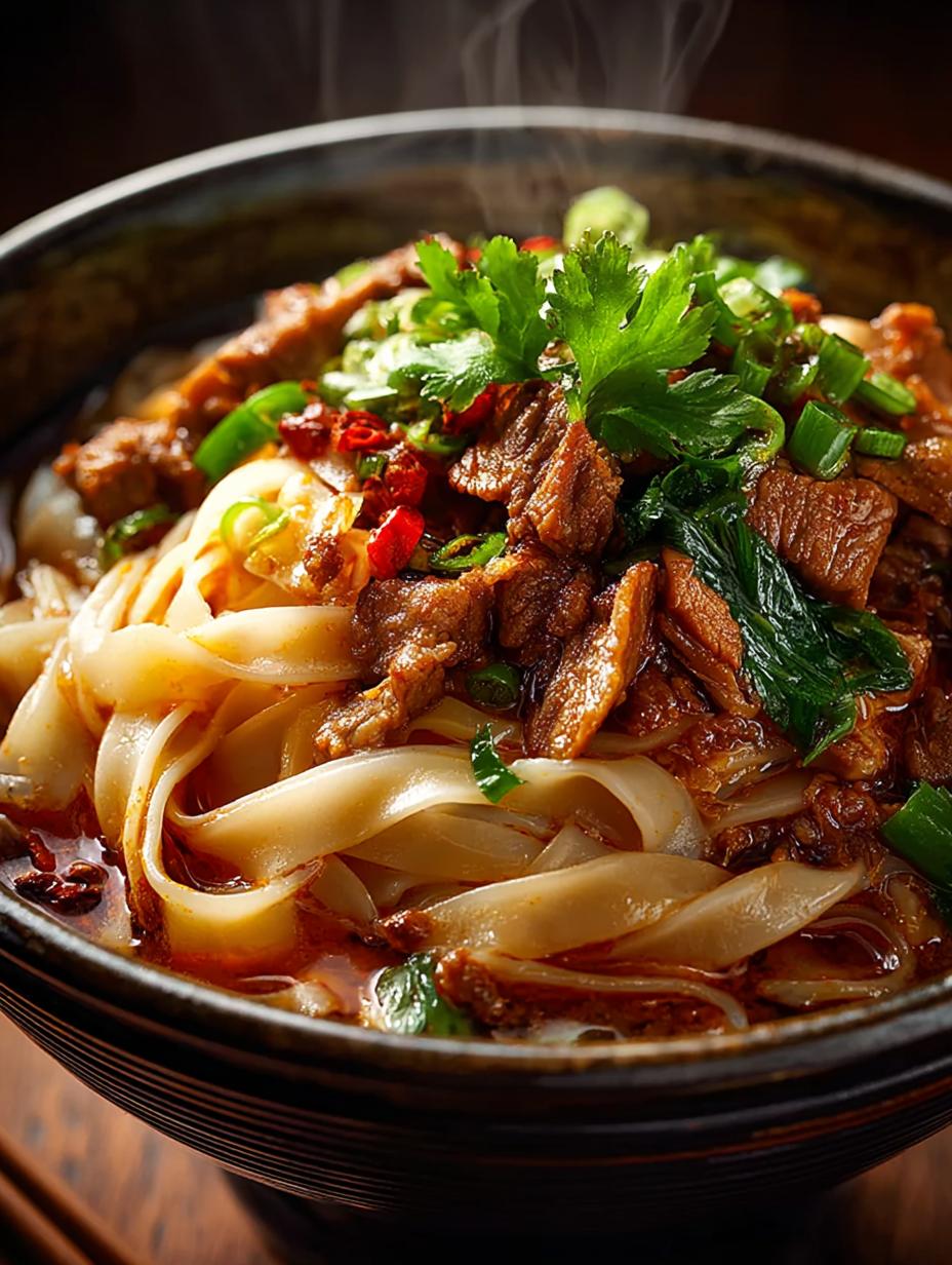 Spicy Pork Hand Pulled Noodles: 30-Minute Delight - Spicy Pork Hand Pulled - additional detail