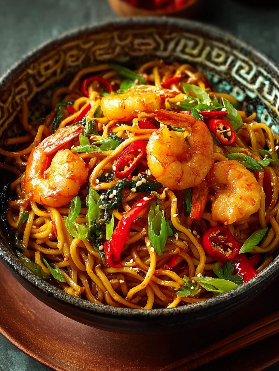 Spicy Prawn Chow Mein: 5 Bold Flavors for Dinner 5 Spicy Prawn Chow Mein: 5 Bold Flavors for Dinner - Spicy Prawn Chow Mein - main visual representation