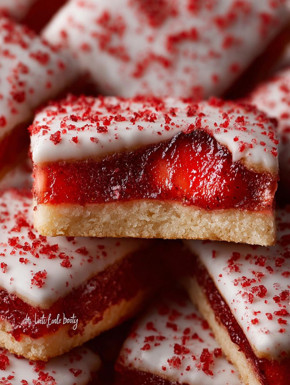 Melt-In-Your-Mouth Strawberry Shortbread Cookies Recipe - Strawberry Shortbread Cookies - additional detail