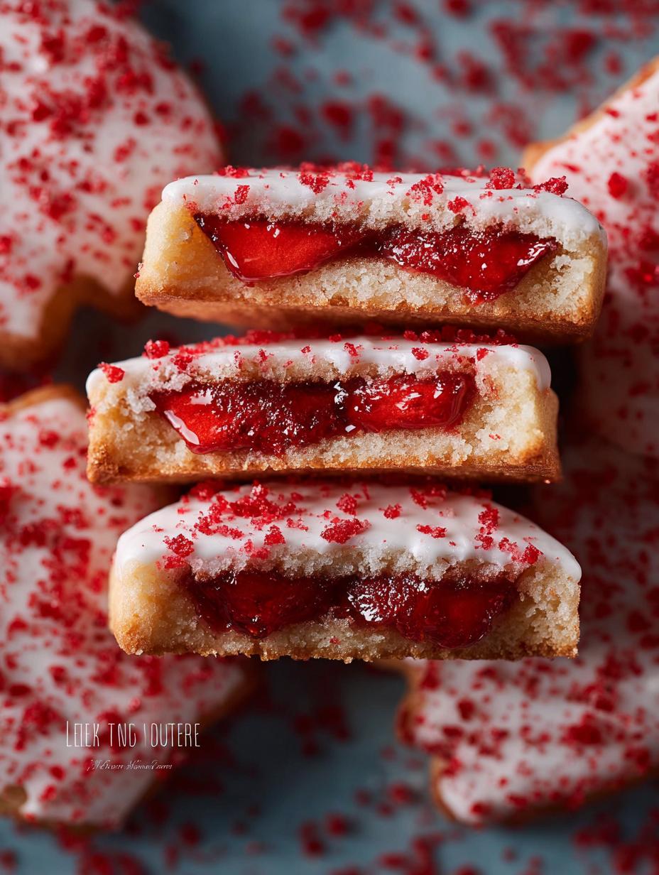 Strawberry Shortbread Cookies