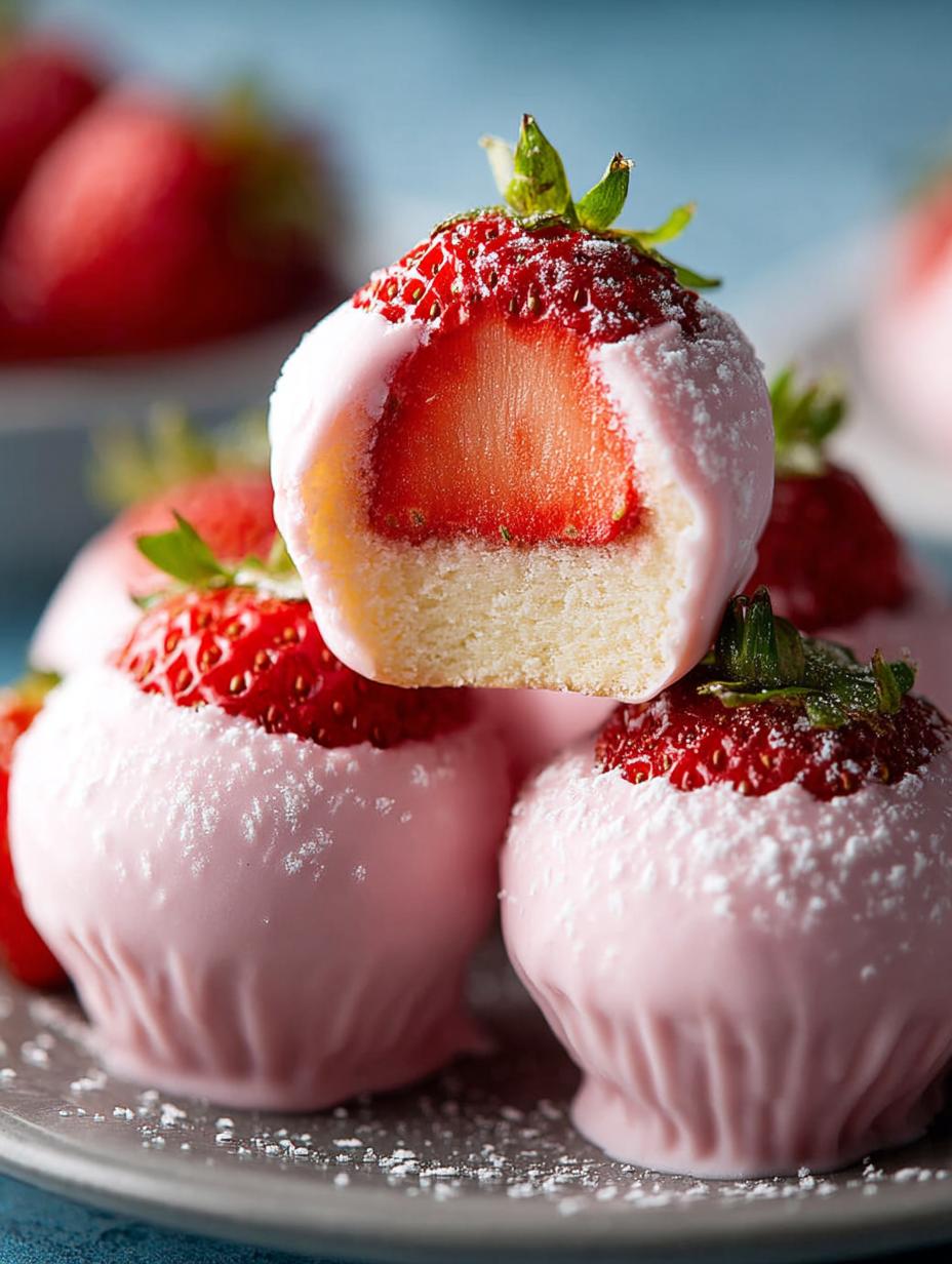 Strawberry Yogurt Bites