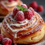 Sugar Raspberry Danish Bun