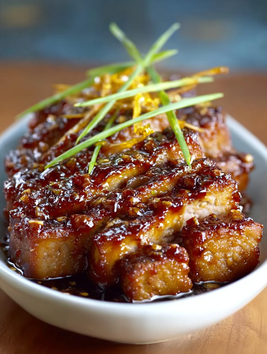 Sweet Soy Glazed Pork