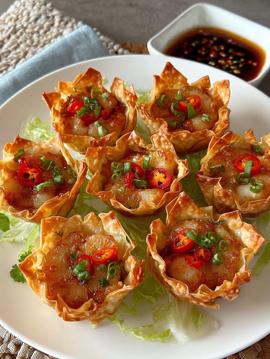 Tam Shrimp Wonton Cups