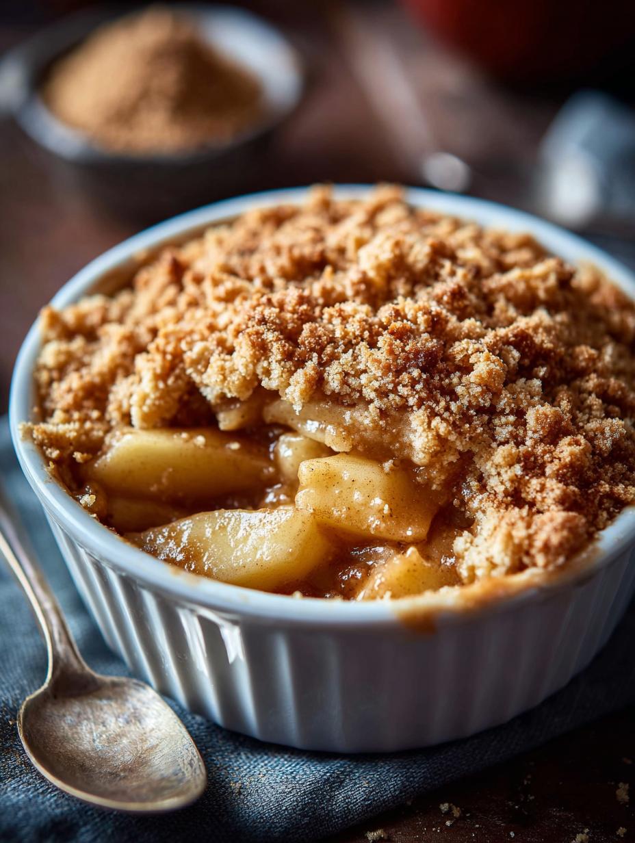 Toffee Apple Crumble: 7 Irresistible Comforting Recipes - Toffee Apple Crumble - additional detail