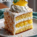 Tropical Pineapple Coconut Cake