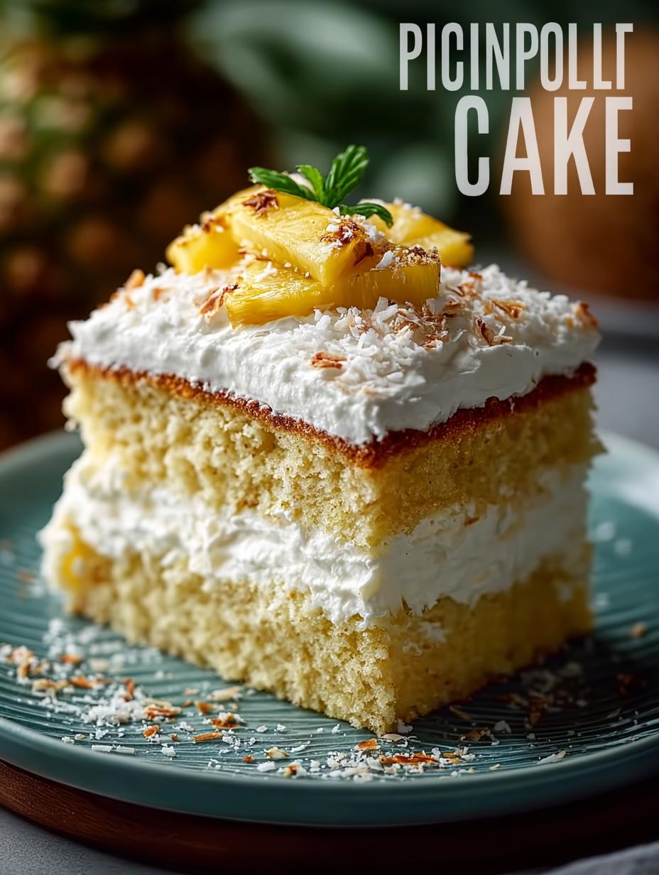 Tropical Pineapple Coconut Cake: 12 Layers of Delight - Tropical Pineapple Coconut Cake - additional detail