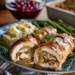 Turkey Stuffing Roll Ups