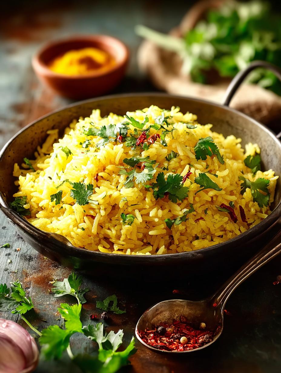Delicious Turmeric Coconut Rice: A Vegan Delight - Turmeric Coconut Rice - additional detail