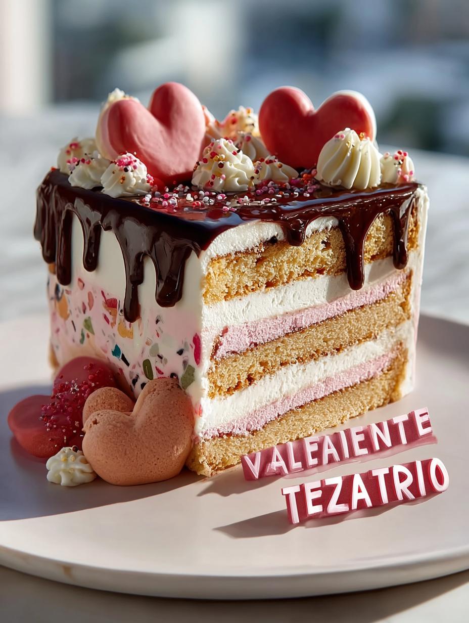 Valentines Terrazzo Cake