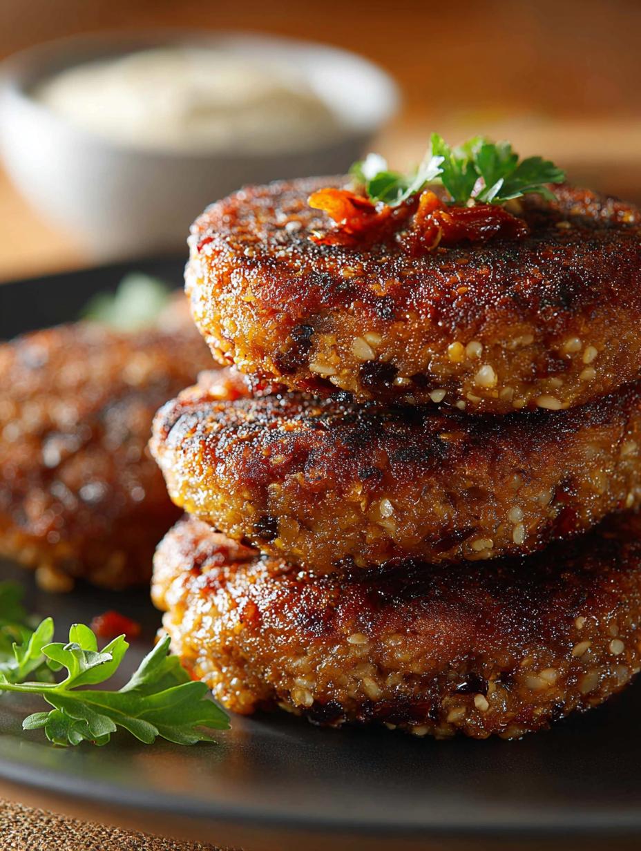 Vegan Breakfast Sausage Patties