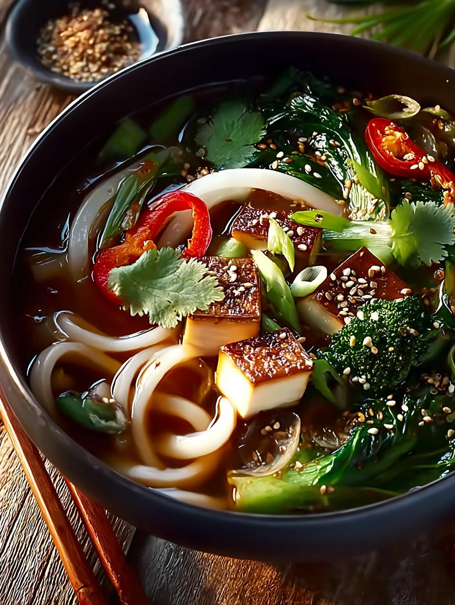 Vegetable Tofu Udon Noodle